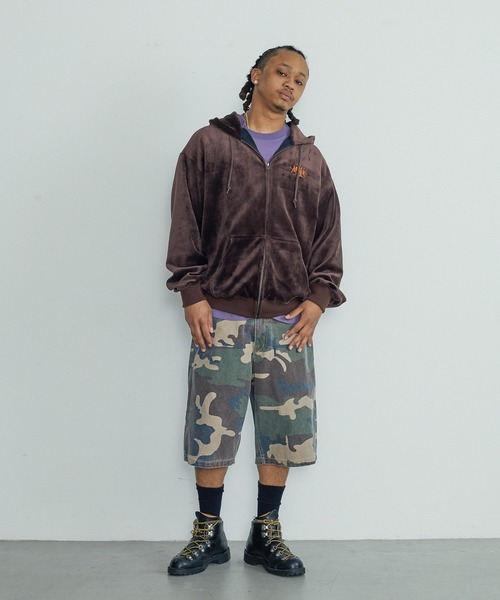 XLARGE(エクストララージ)の「WASHED SHORT PANTS(その他パンツ・メンズ・カモフラージュ/ブラック/ライトインディゴブルー・36inch/34inch/32inch/30inch)」の16枚目の写真