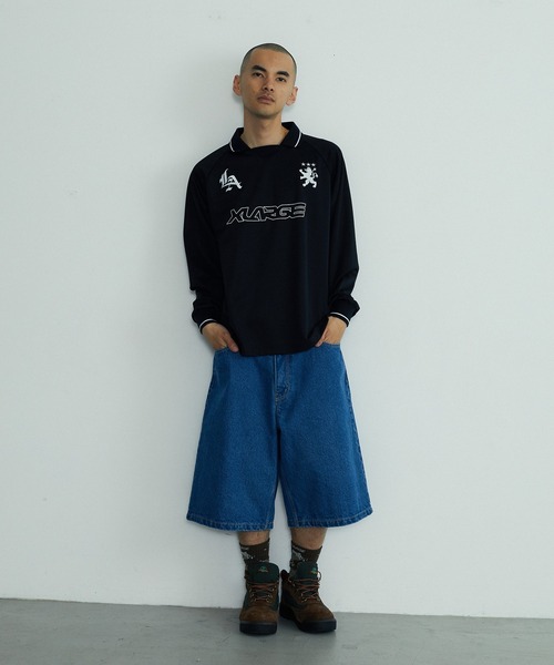 XLARGE(エクストララージ)の「WASHED SHORT PANTS(その他パンツ・メンズ・カモフラージュ/ブラック/ライトインディゴブルー・36inch/34inch/32inch/30inch)」の4枚目の写真