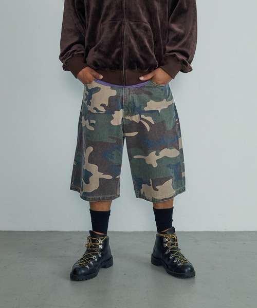 XLARGE(エクストララージ)の「WASHED SHORT PANTS(その他パンツ・メンズ・カモフラージュ/ブラック/ライトインディゴブルー・36inch/34inch/32inch/30inch)」の12枚目の写真