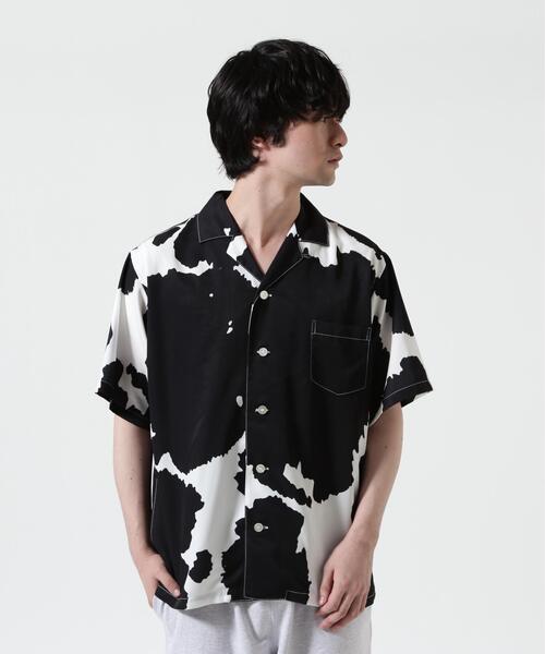 B'2nd（ビーセカンド）の「HOLO MARKET（ホロマーケット）HMV S/S SHIRTS / 総柄アロハ半袖シャツ（シャツ/ブラウス・メンズ・その他24/レッド/ネイビー/ブラック/チャコールグレー/ベージュ/モスグリーン・2/1）」の8枚目の写真