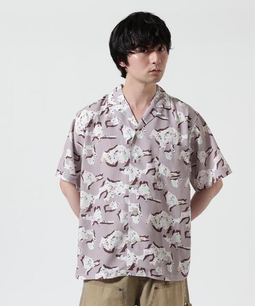 B'2nd（ビーセカンド）の「HOLO MARKET（ホロマーケット）HMV S/S SHIRTS / 総柄アロハ半袖シャツ（シャツ/ブラウス・メンズ・その他24/レッド/ネイビー/ブラック/チャコールグレー/ベージュ/モスグリーン・2/1）」の13枚目の写真