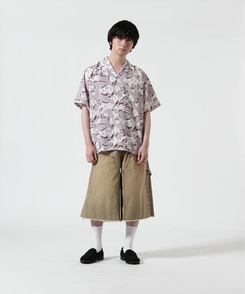 B'2nd（ビーセカンド）の「HOLO MARKET（ホロマーケット）HMV S/S SHIRTS / 総柄アロハ半袖シャツ（シャツ/ブラウス・メンズ・その他24/レッド/ネイビー/ブラック/チャコールグレー/ベージュ/モスグリーン・2/1）」の15枚目の写真