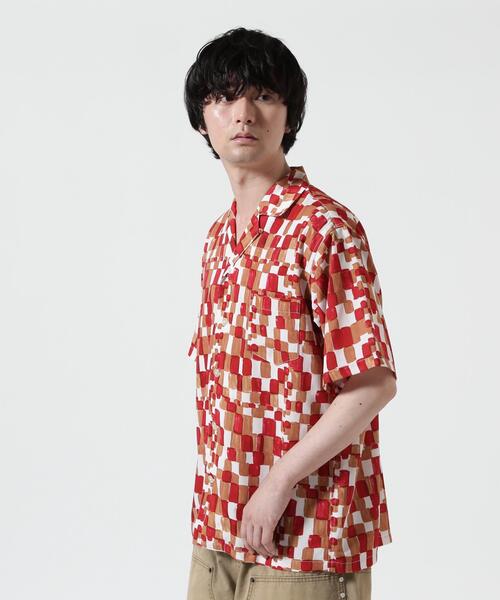 B'2nd（ビーセカンド）の「HOLO MARKET（ホロマーケット）HMV S/S SHIRTS / 総柄アロハ半袖シャツ（シャツ/ブラウス・メンズ・その他24/レッド/ネイビー/ブラック/チャコールグレー/ベージュ/モスグリーン・2/1）」の18枚目の写真