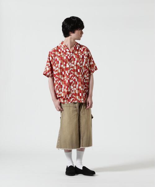 B'2nd（ビーセカンド）の「HOLO MARKET（ホロマーケット）HMV S/S SHIRTS / 総柄アロハ半袖シャツ（シャツ/ブラウス・メンズ・その他24/レッド/ネイビー/ブラック/チャコールグレー/ベージュ/モスグリーン・2/1）」の20枚目の写真