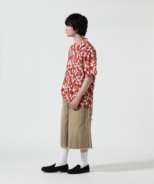 B'2nd（ビーセカンド）の「HOLO MARKET（ホロマーケット）HMV S/S SHIRTS / 総柄アロハ半袖シャツ（シャツ/ブラウス・メンズ・その他24/レッド/ネイビー/ブラック/チャコールグレー/ベージュ/モスグリーン・2/1）」の21枚目の写真