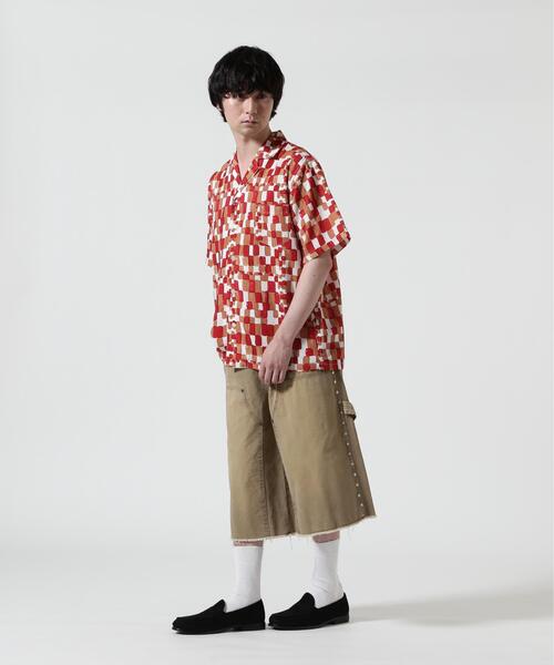 B'2nd（ビーセカンド）の「HOLO MARKET（ホロマーケット）HMV S/S SHIRTS / 総柄アロハ半袖シャツ（シャツ/ブラウス・メンズ・その他24/レッド/ネイビー/ブラック/チャコールグレー/ベージュ/モスグリーン・2/1）」の22枚目の写真