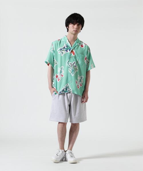 B'2nd(ビーセカンド)の「HOLO MARKET(ホロマーケット)HMV S/S SHIRTS / 総柄アロハ半袖シャツ(シャツ/ブラウス・メンズ・その他24/レッド/ネイビー/ブラック/チャコールグレー/ベージュ/モスグリーン・2/1)」の8枚目の写真