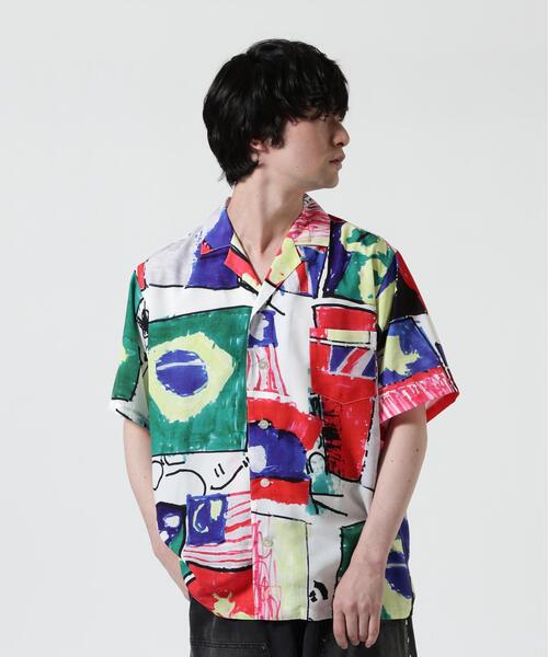 B'2nd(ビーセカンド)の「HOLO MARKET(ホロマーケット)HMV S/S SHIRTS / 総柄アロハ半袖シャツ(シャツ/ブラウス・メンズ・その他24/レッド/ネイビー/ブラック/チャコールグレー/ベージュ/モスグリーン・2/1)」の13枚目の写真