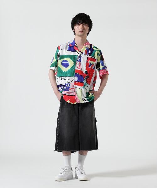 B'2nd(ビーセカンド)の「HOLO MARKET(ホロマーケット)HMV S/S SHIRTS / 総柄アロハ半袖シャツ(シャツ/ブラウス・メンズ・その他24/レッド/ネイビー/ブラック/チャコールグレー/ベージュ/モスグリーン・2/1)」の14枚目の写真