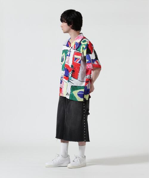 B'2nd(ビーセカンド)の「HOLO MARKET(ホロマーケット)HMV S/S SHIRTS / 総柄アロハ半袖シャツ(シャツ/ブラウス・メンズ・その他24/レッド/ネイビー/ブラック/チャコールグレー/ベージュ/モスグリーン・2/1)」の15枚目の写真
