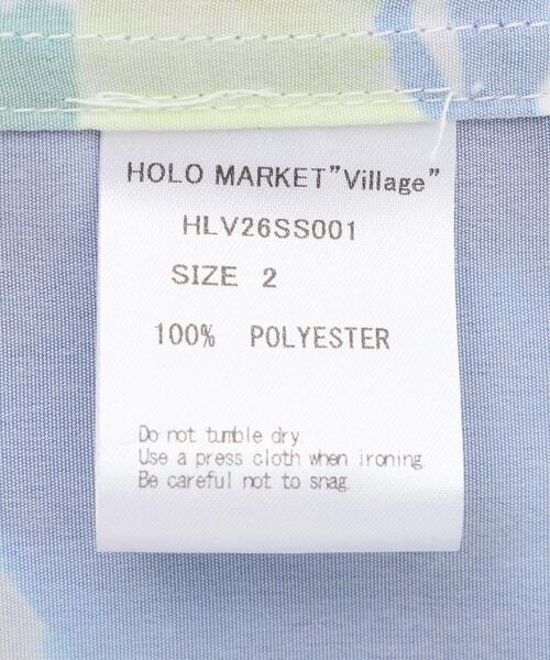B'2nd(ビーセカンド)の「HOLO MARKET(ホロマーケット)HMV S/S SHIRTS / 総柄アロハ半袖シャツ(シャツ/ブラウス・メンズ・その他24/レッド/ネイビー/ブラック/チャコールグレー/ベージュ/モスグリーン・2/1)」の19枚目の写真