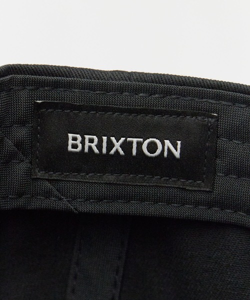 BRIXTON(ブリクストン)の「BRIXTON/ブリクストン RHETT MP SNPK フラットバイザー 刺繍 5パネル 吸湿 メンズ ユニセックス 2026年 夏 夏服(キャップ・メンズ・ブラック・FREE)」の9枚目の写真