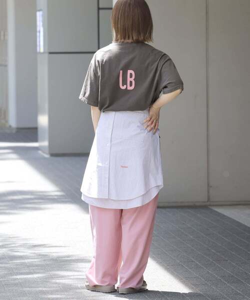 THE DAY ON THE BEACH（ザデイオンザビーチ）の「《追加2》別注【THE DAY ON THE BEACH】カットオフTシャツ（Tシャツ/カットソー・レディース・ブラウン/ライトグレー/ホワイト/ライトパープル・FREE）」の7枚目の写真