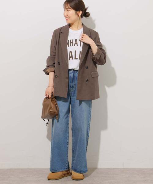 THE DAY ON THE BEACH(ザデイオンザビーチ)の「《追加2》別注【THE DAY ON THE BEACH】カットオフTシャツ(Tシャツ/カットソー・レディース・ブラウン/ライトグレー/ホワイト/ライトパープル/ブラックミックス・FREE)」の17枚目の写真