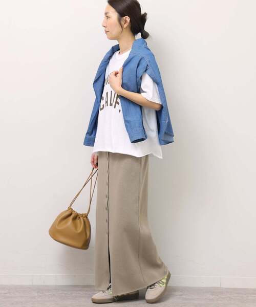 THE DAY ON THE BEACH(ザデイオンザビーチ)の「《追加2》別注【THE DAY ON THE BEACH】カットオフTシャツ(Tシャツ/カットソー・レディース・ブラウン/ライトグレー/ホワイト/ライトパープル/ブラックミックス・FREE)」の20枚目の写真