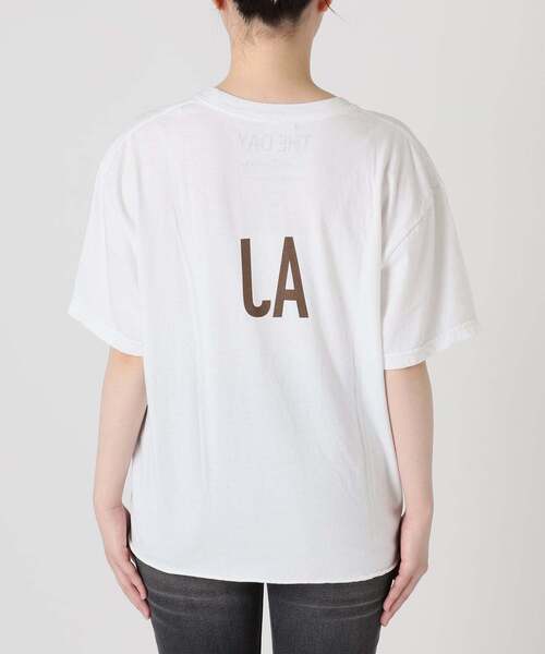 THE DAY ON THE BEACH(ザデイオンザビーチ)の「《追加2》別注【THE DAY ON THE BEACH】カットオフTシャツ(Tシャツ/カットソー・レディース・ブラウン/ライトグレー/ホワイト/ライトパープル/ブラックミックス・FREE)」の13枚目の写真