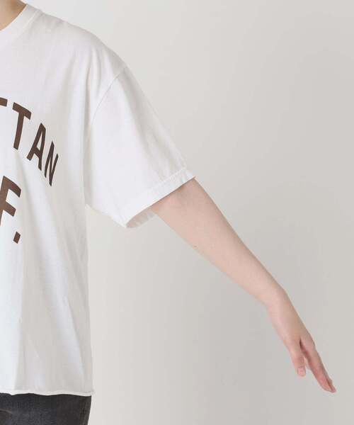 THE DAY ON THE BEACH(ザデイオンザビーチ)の「《追加2》別注【THE DAY ON THE BEACH】カットオフTシャツ(Tシャツ/カットソー・レディース・ブラウン/ライトグレー/ホワイト/ライトパープル/ブラックミックス・FREE)」の11枚目の写真