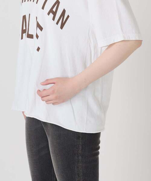 THE DAY ON THE BEACH(ザデイオンザビーチ)の「《追加2》別注【THE DAY ON THE BEACH】カットオフTシャツ(Tシャツ/カットソー・レディース・ブラウン/ライトグレー/ホワイト/ライトパープル/ブラックミックス・FREE)」の10枚目の写真