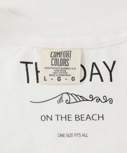 THE DAY ON THE BEACH(ザデイオンザビーチ)の「《追加2》別注【THE DAY ON THE BEACH】カットオフTシャツ(Tシャツ/カットソー・レディース・ブラウン/ライトグレー/ホワイト/ライトパープル/ブラックミックス・FREE)」の9枚目の写真
