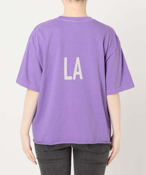 THE DAY ON THE BEACH(ザデイオンザビーチ)の「《追加2》別注【THE DAY ON THE BEACH】カットオフTシャツ(Tシャツ/カットソー・レディース・ブラウン/ライトグレー/ホワイト/ライトパープル/ブラックミックス・FREE)」の15枚目の写真