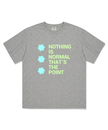 ナッティングノーマル オーバーサイズ 半袖Tシャツ グレー
