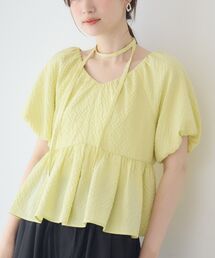 オフショルダー」に該当するシャツ/ブラウス（イエロー/黄色系