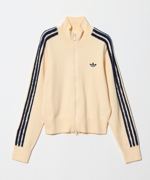 adidas Originals(アディダスオリジナルス)の「<adidas Originals>ファイヤーバード ニット トラックトップ(カーディガン/ボレロ・レディース・ナチュラル/ネイビー・L)」の2枚目の写真