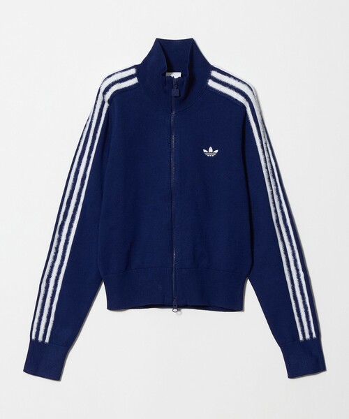 adidas Originals(アディダスオリジナルス)の「<adidas Originals>ファイヤーバード ニット トラックトップ(カーディガン/ボレロ・レディース・ナチュラル/ネイビー・L)」の1枚目の写真