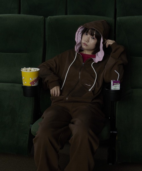 shesaidthat（シーセッドザット）の「shesaidthat - Yoko ジップフーディー / Yoko Hoodie（パーカー・レディース・ブラウン/ネイビー/グレー・SMALL/MEDIUM）」の13枚目の写真