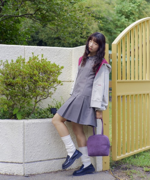 shesaidthat（シーセッドザット）の「shesaidthat - Yoko ジップフーディー / Yoko Hoodie（パーカー・レディース・ブラウン/ネイビー/グレー・SMALL/MEDIUM）」の6枚目の写真