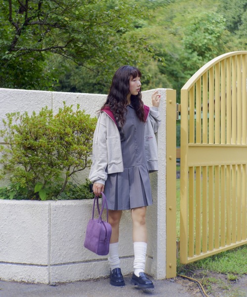 shesaidthat（シーセッドザット）の「shesaidthat - Yoko ジップフーディー / Yoko Hoodie（パーカー・レディース・ブラウン/ネイビー/グレー・SMALL/MEDIUM）」の7枚目の写真