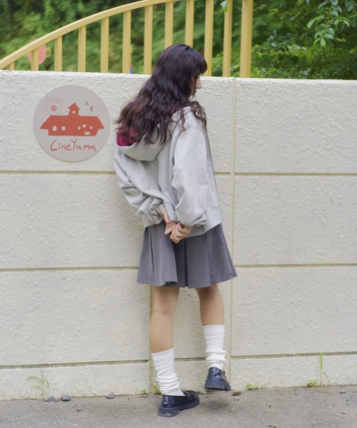 shesaidthat（シーセッドザット）の「shesaidthat - Yoko ジップフーディー / Yoko Hoodie（パーカー・レディース・ブラウン/ネイビー/グレー・SMALL/MEDIUM）」の9枚目の写真