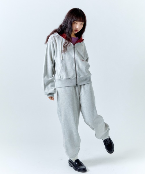 shesaidthat（シーセッドザット）の「shesaidthat - Yoko ジップフーディー / Yoko Hoodie（パーカー・レディース・ブラウン/ネイビー/グレー・SMALL/MEDIUM）」の11枚目の写真