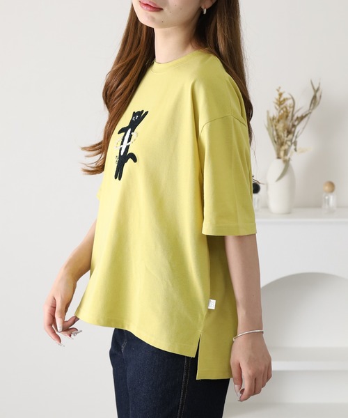 FUNALIVE(ファンアライブ)の「フラフープネコプルオーバー 半端袖(Tシャツ/カットソー・レディース・イエロー/オフホワイト/ライトブルー・M/L)」の17枚目の写真