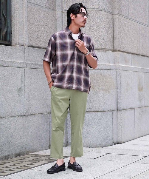 jiggys shop(ジギーズショップ)の「吸水速乾 ドットメッシュ ストレッチ テーパード イージー アンクルパンツ(その他パンツ・メンズ・ブラック/ブラウン/グレー/カーキ・MEDIUM/LARGE/X-LARGE)」の16枚目の写真