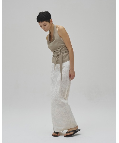 TODAYFUL(トゥデイフル)の「Halterneck Wrap Tops(Tシャツ/カットソー・レディース・ブラック/セージグリーン・FREE)」の8枚目の写真