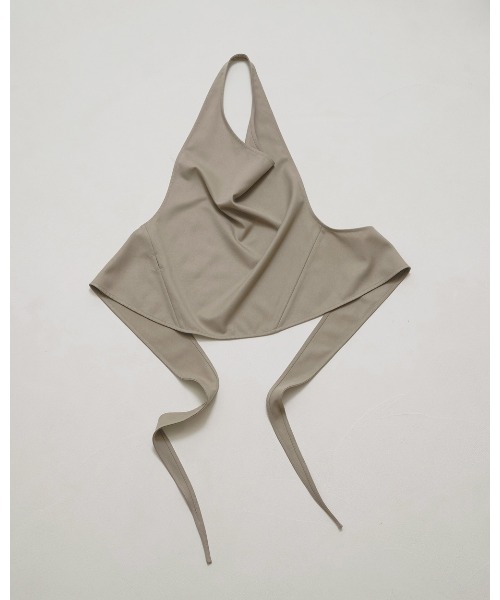 TODAYFUL(トゥデイフル)の「Halterneck Wrap Tops(Tシャツ/カットソー・レディース・ブラック/セージグリーン・FREE)」の13枚目の写真