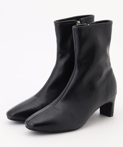 ANY SIS(エニィスィス)の「【23.0cm~24.0cm】ストレッチショートブーツ(ブーツ・レディース・ブラック系・LARGE/MEDIUM/SMALL)」の1枚目の写真