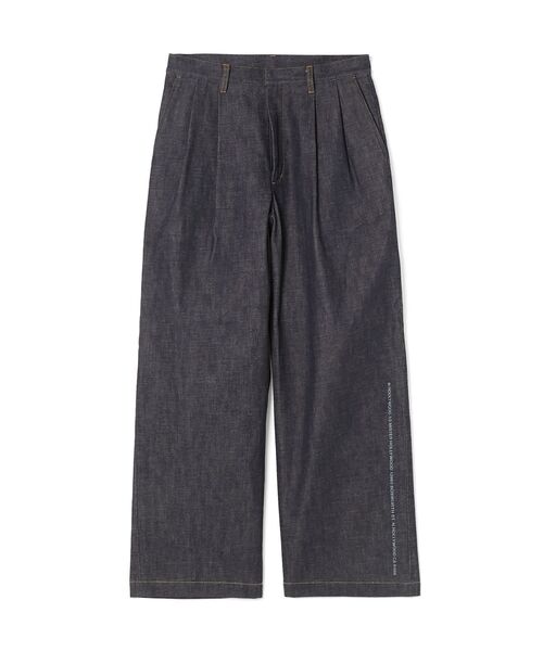 N.HOOLYWOOD COMPILE(N.ハリウッド コンパイル)の「2TUCK DENIM TROUSERS(その他パンツ・メンズ・ネイビー・40/38/36)」の1枚目の写真