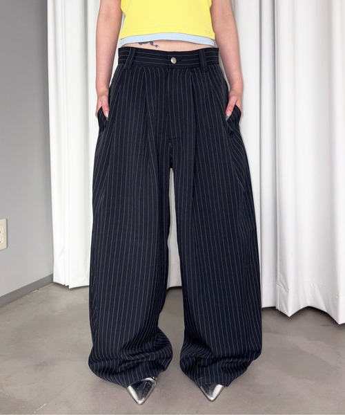 sedacle girl(セダクルガール)の「アソートバックルスラックス(スラックス・レディース・ミント/ネイビー/グレー/ブラック・SMALL/MEDIUM)」の4枚目の写真
