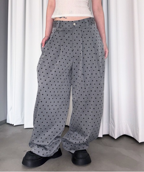 sedacle girl(セダクルガール)の「アソートバックルスラックス(スラックス・レディース・ミント/ネイビー/グレー/ブラック・SMALL/MEDIUM)」の2枚目の写真
