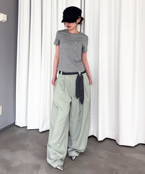 sedacle girl(セダクルガール)の「アソートバックルスラックス(スラックス・レディース・ミント/ネイビー/グレー/ブラック・SMALL/MEDIUM)」の11枚目の写真