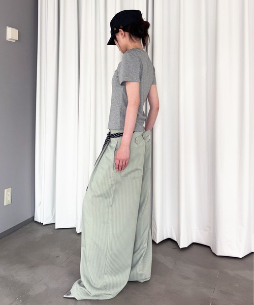sedacle girl(セダクルガール)の「アソートバックルスラックス(スラックス・レディース・ミント/ネイビー/グレー/ブラック・SMALL/MEDIUM)」の13枚目の写真