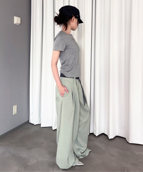 sedacle girl(セダクルガール)の「アソートバックルスラックス(スラックス・レディース・ミント/ネイビー/グレー/ブラック・SMALL/MEDIUM)」の14枚目の写真