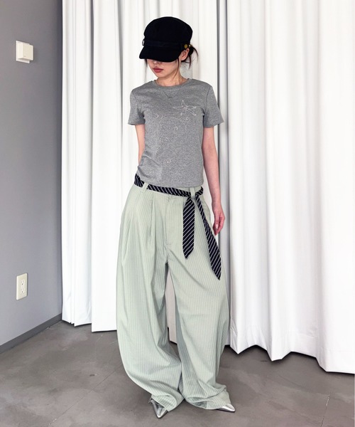 sedacle girl(セダクルガール)の「アソートバックルスラックス(スラックス・レディース・ミント/ネイビー/グレー/ブラック・SMALL/MEDIUM)」の12枚目の写真