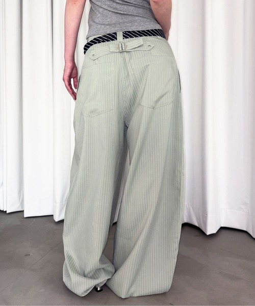 sedacle girl(セダクルガール)の「アソートバックルスラックス(スラックス・レディース・ミント/ネイビー/グレー/ブラック・SMALL/MEDIUM)」の10枚目の写真