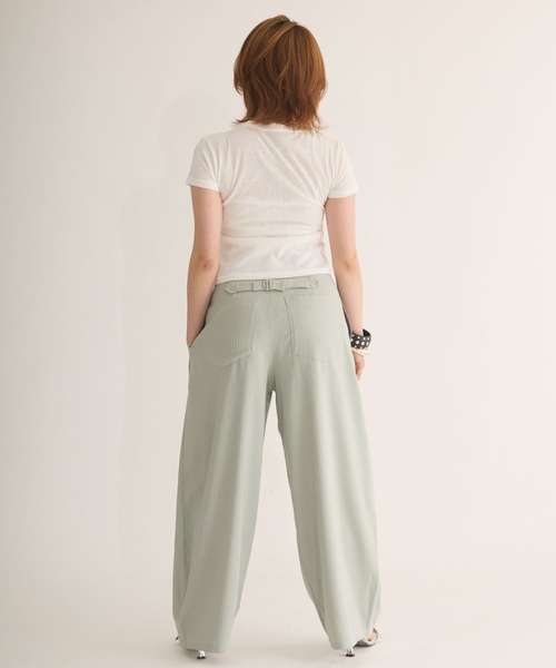 sedacle girl(セダクルガール)の「アソートバックルスラックス(スラックス・レディース・ミント/ネイビー/グレー/ブラック・SMALL/MEDIUM)」の20枚目の写真