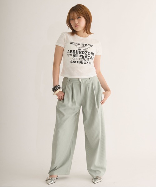 sedacle girl(セダクルガール)の「アソートバックルスラックス(スラックス・レディース・ミント/ネイビー/グレー/ブラック・SMALL/MEDIUM)」の17枚目の写真