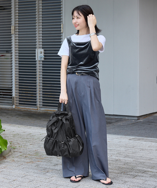 SLOBE IENA(スローブイエナ)の「SLOBE IENA CORDURA RIP リュック(バックパック/リュック・レディース・ブラック/ブラウン・FREE)」の3枚目の写真
