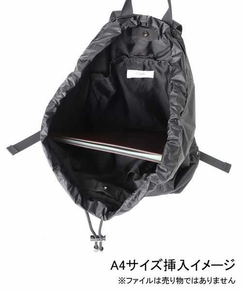 SLOBE IENA(スローブイエナ)の「SLOBE IENA CORDURA RIP リュック(バックパック/リュック・レディース・ブラック/ブラウン・FREE)」の21枚目の写真